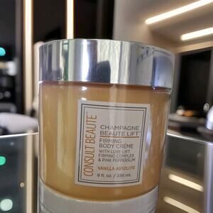 Consult Beaute~Champagne Firming Body Creme Beauty Lift Vanilla Absolute 8oz~NEW